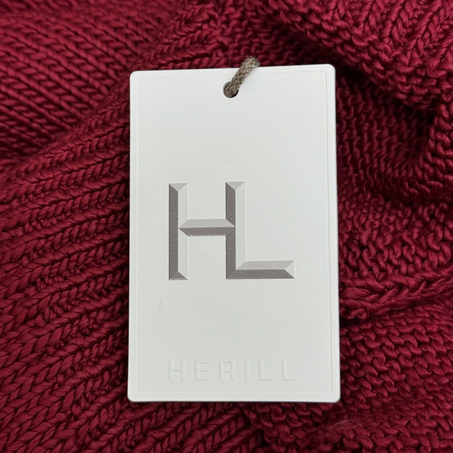 定価46200円 新品 HERILL 23SS Cottoncode Crewneck コットンコード 