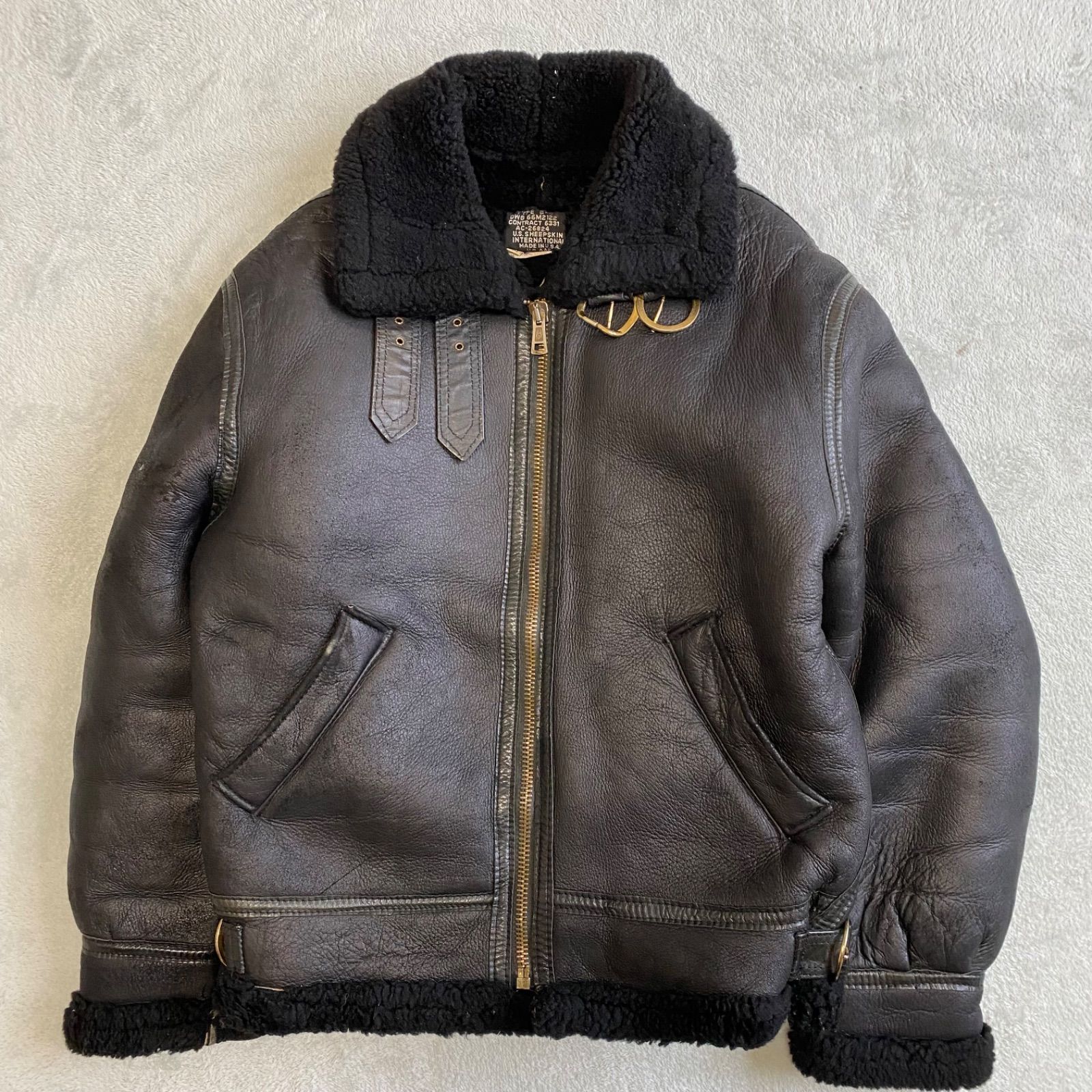 希少【US SHEEPSKIN B-3】 international B-3 ジャケット