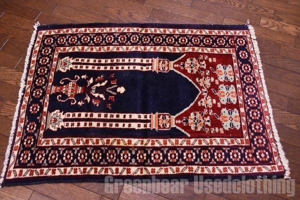 RAGR197 トライバルラグマット ウール絨毯 ヴィンテージ 63cm×87cm RAGR197 トライバルラグマット ウール絨毯 ヴィンテージ 63cm×87cm