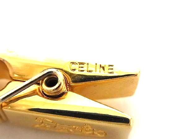 セリーヌマネークリップ セリーヌ CELINE トリオンフマネークリップ ブラウン PVC ユニセックス