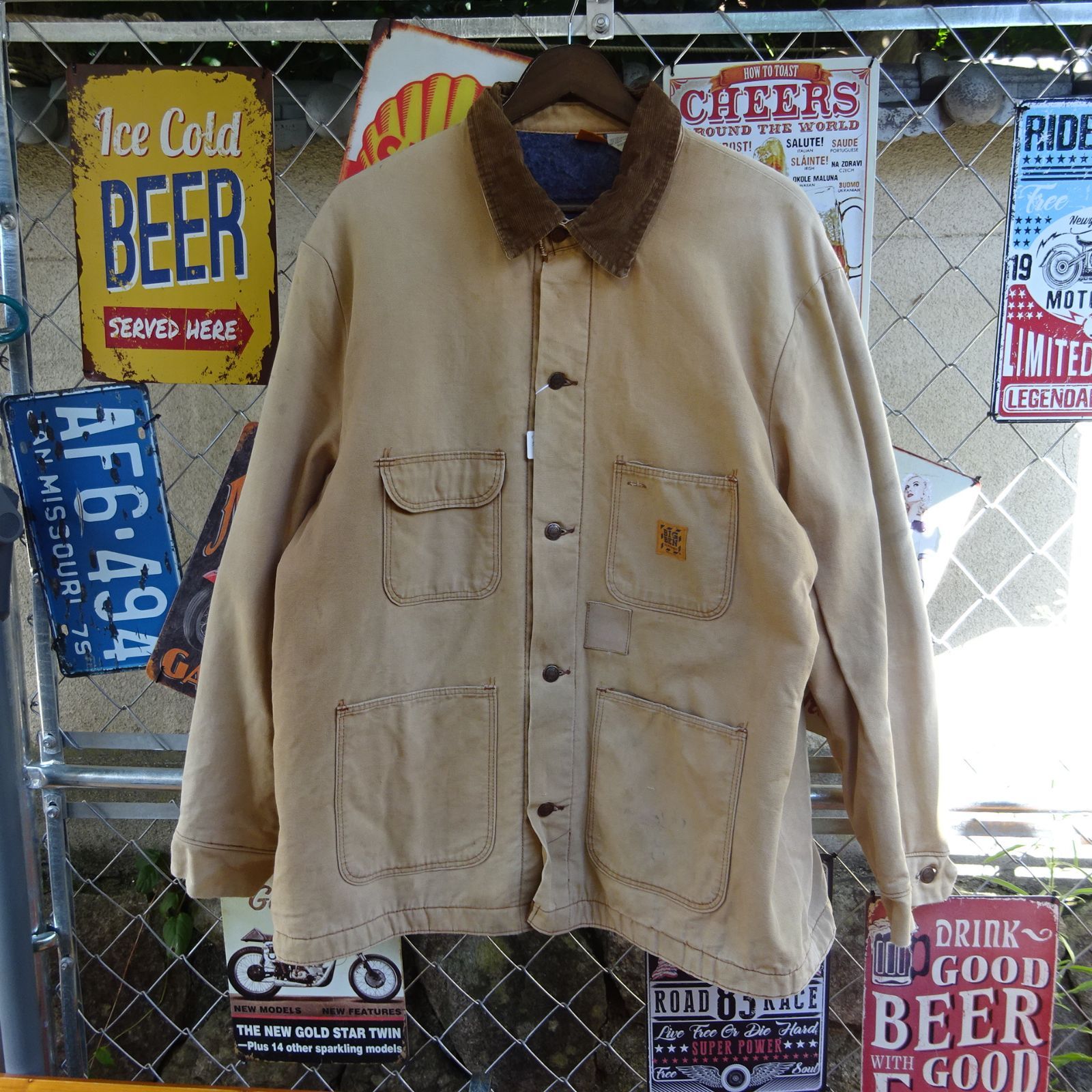 BIG BEN ベージュ カバーオール 70s BIG BEN by Wrangler カバーオール USA製 サイズ 48 XL 相当