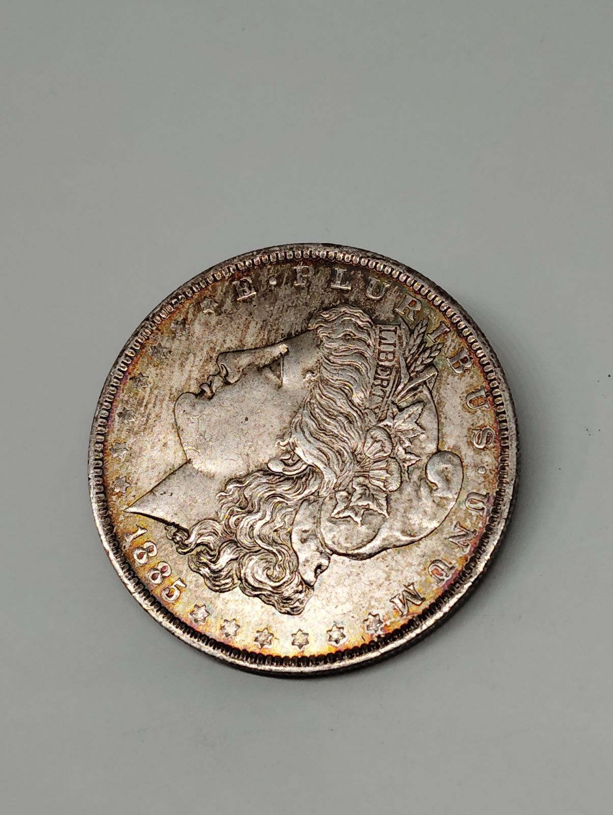 1885年　モルガンダラー  UNC 0703H8】1885 Silver Morgan Dollar $1 モルガンダラー - メルカリ