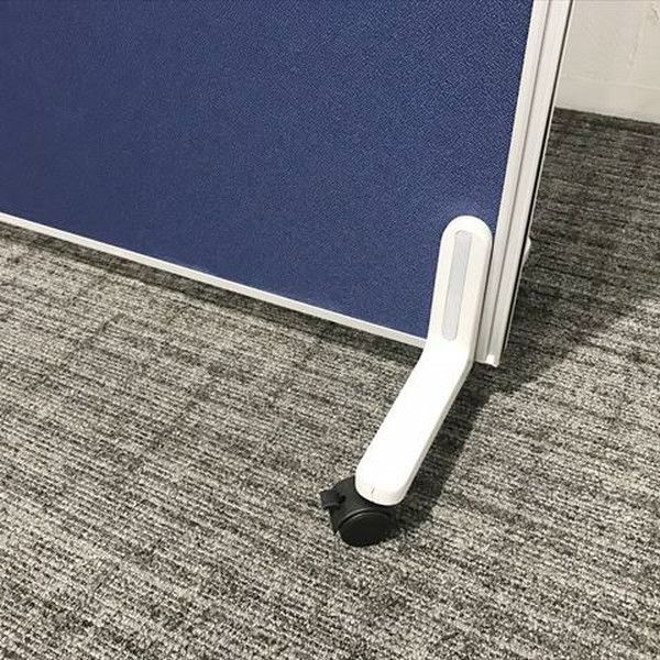 パーティション 自立式 キャスター付 パーテーション ブルー MARWIL-DEMENAGEMENTS_CH