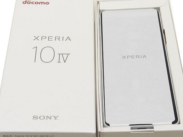 3/ 新品同様 ドコモ XPERIA 10 Ⅳ スマートフォン Android SO-52C  ホワイト 白 メモリー6GB ストレージ 128GB エクスペリア  6G