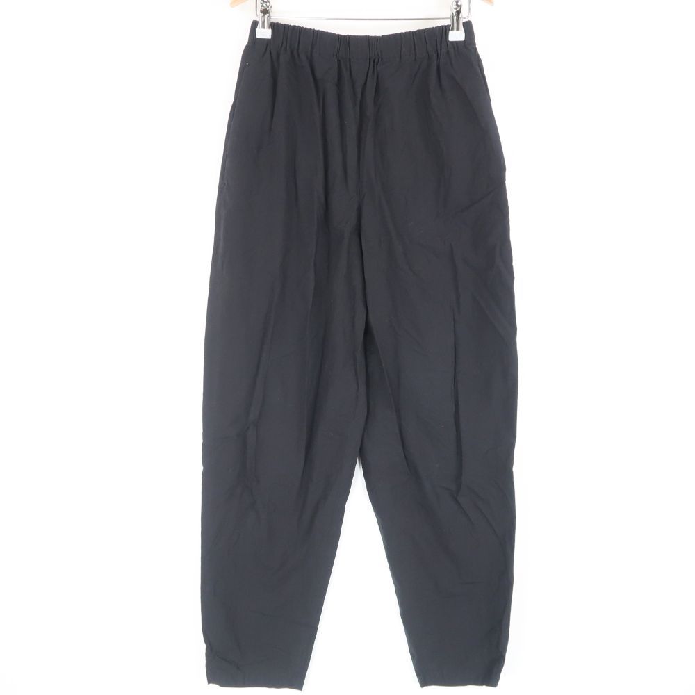 ENFOLD エンフォルド 300HS231-1840 WASHABLE エッグパンツ 38 コットン100％ 無地 レディース AK229A72