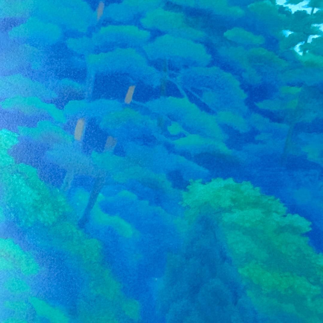 真作保証 東山魁夷 【月の出】 リトグラフ 美品 1999年 生前作