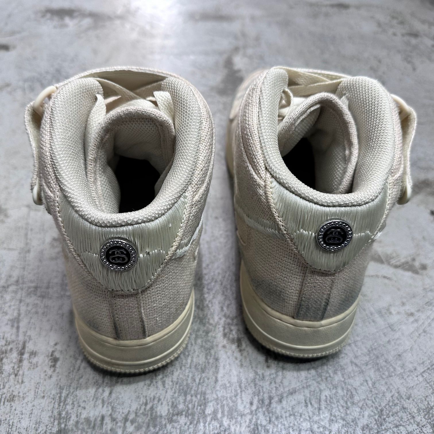 国内正規 Stussy Nike Air Force 1 Mid Fossil Stone エアフォース1 