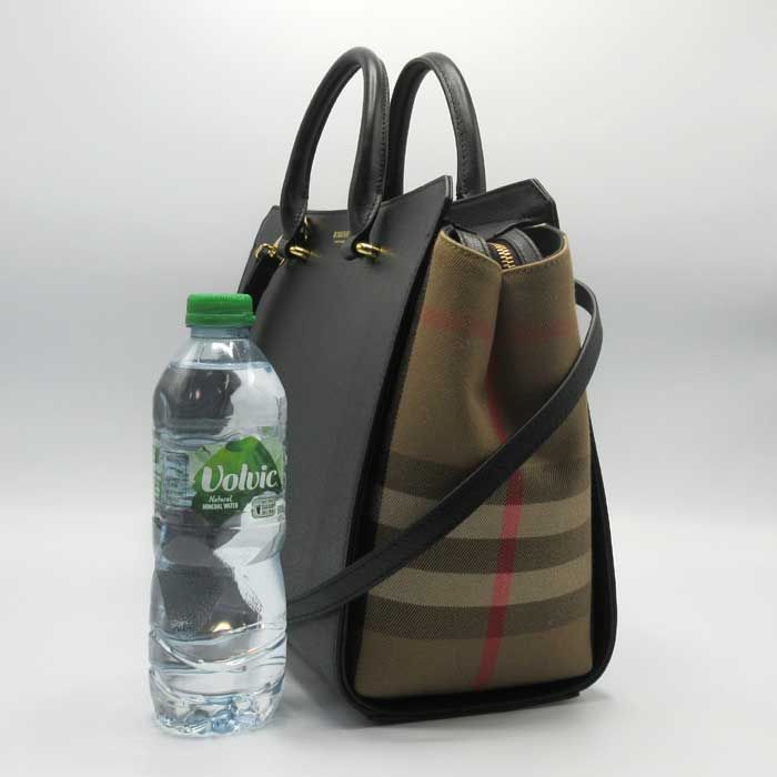 バーバリー ハンドバッグ BURBERRY BANWELL レザー ミディアム ジップ