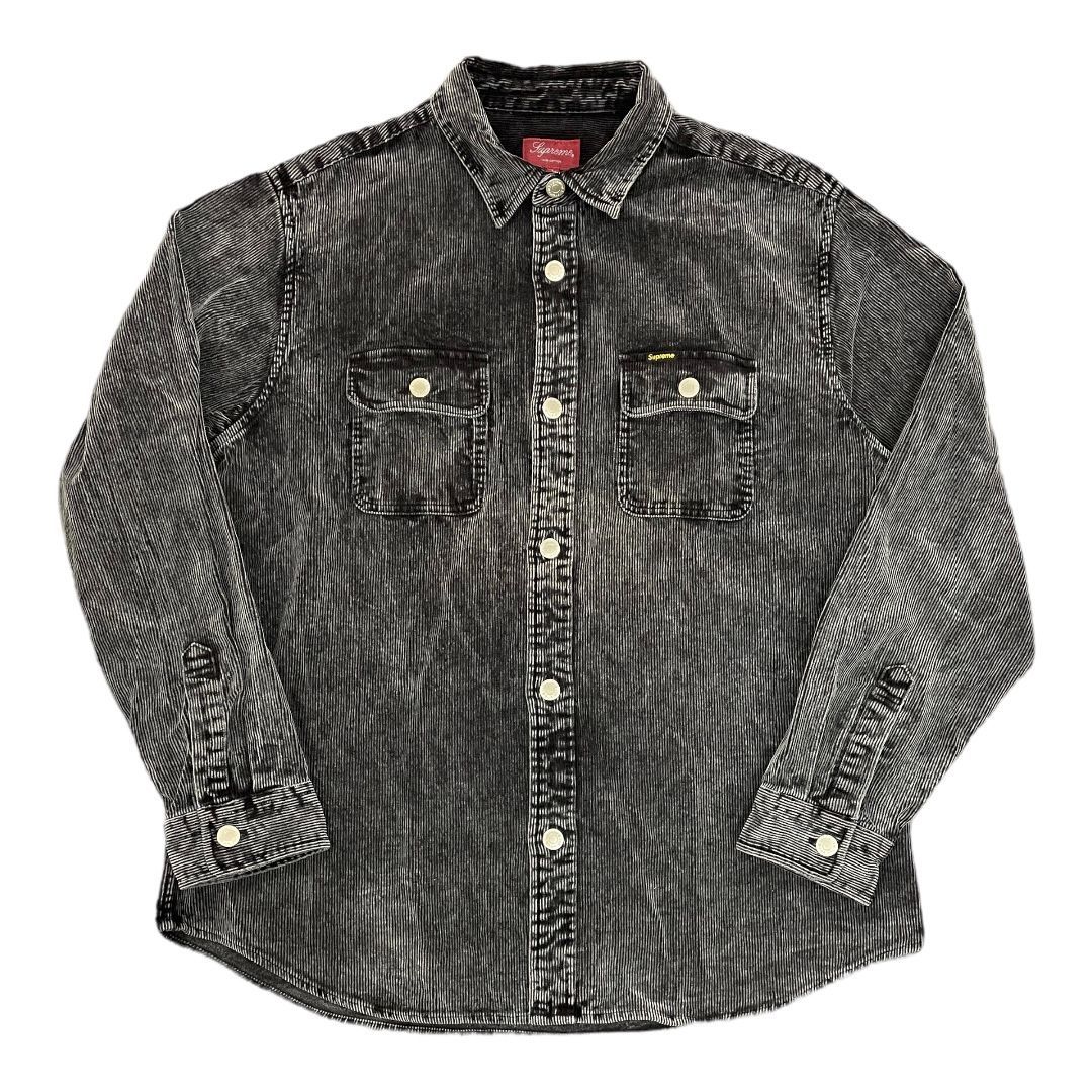 SUPREME 21SS Washed Corduroy Shirt ウォッシュド コーデュロイ