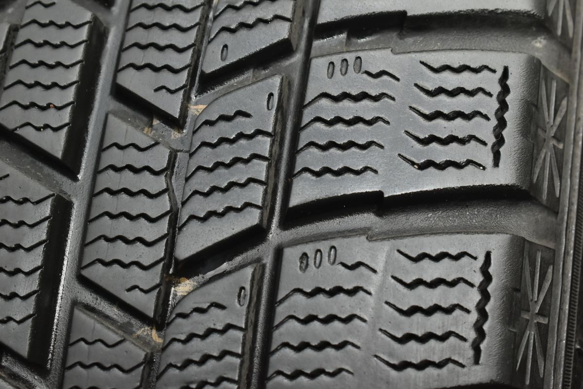 バリ溝】VOLTEC 17in 7J +48 PCD114.3 グッドイヤー アイスナビ 6 215