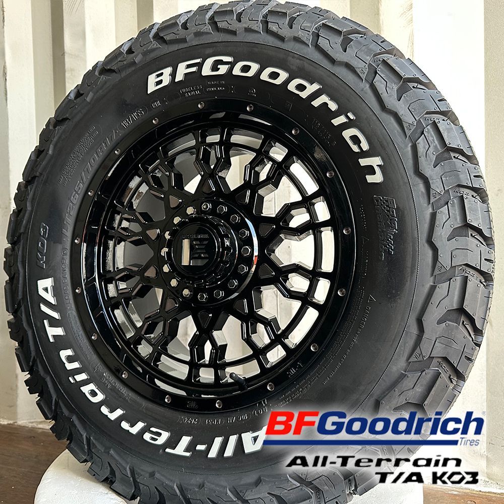 ランドクルーザー ランクル250 ランクル300 LX600 BFグッドリッチ KO3 285/70R17 265/70R17 265/65R17  タイヤホイールセット 17インチ ホワイトレター PreDator - メルカリ