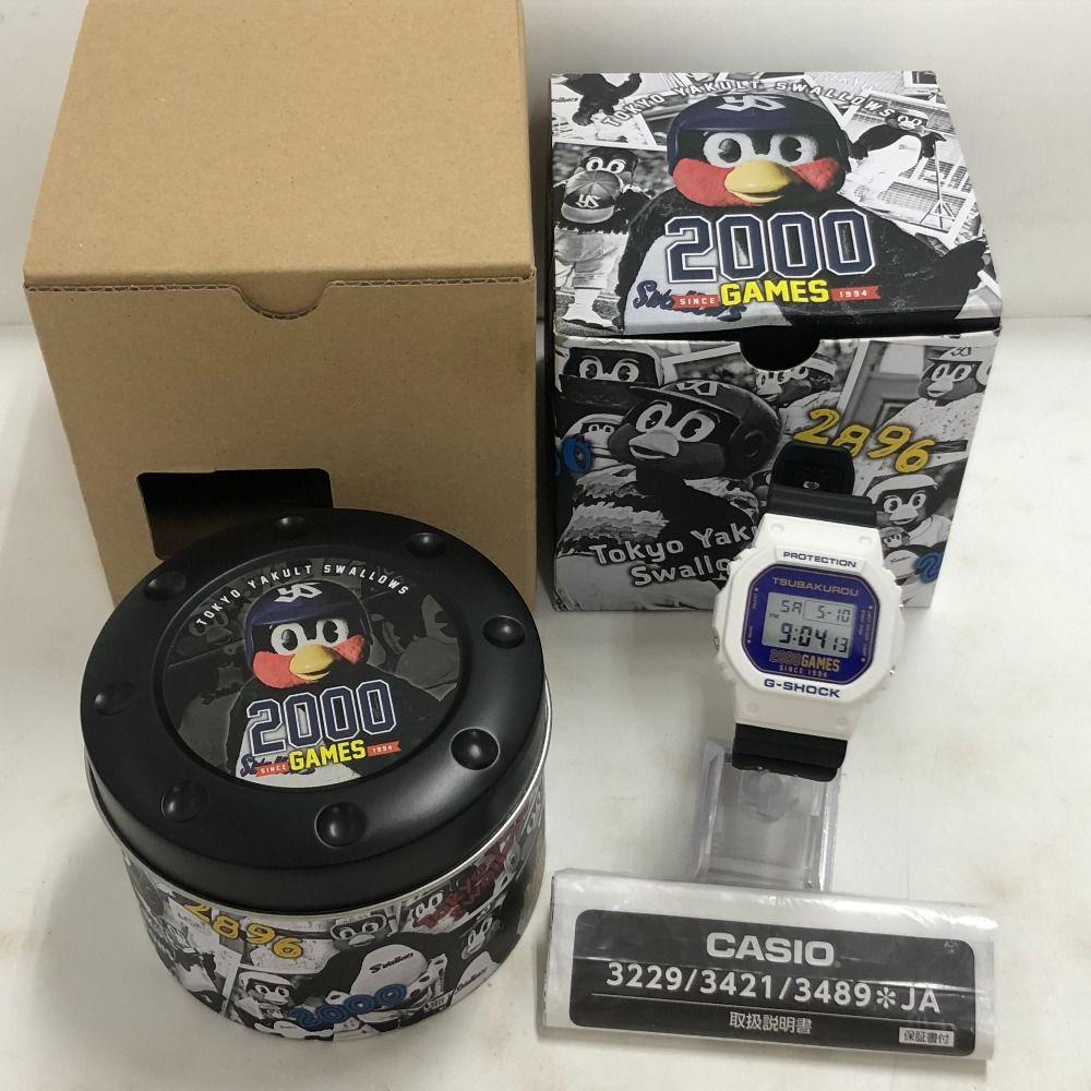 02w14936 ジーショック G-SHOCK つば九郎モデル ホワイト ユニセックス