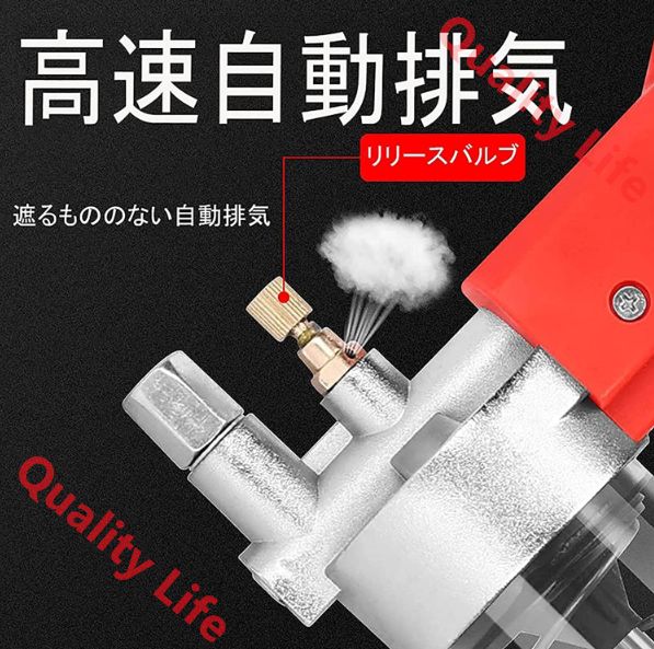 24Vコードレス電気グリースガン8000PSI高圧グリースガン600CC容量電動工具キット 2.7Ahリチウム電池 サイズ リチウム電池1個