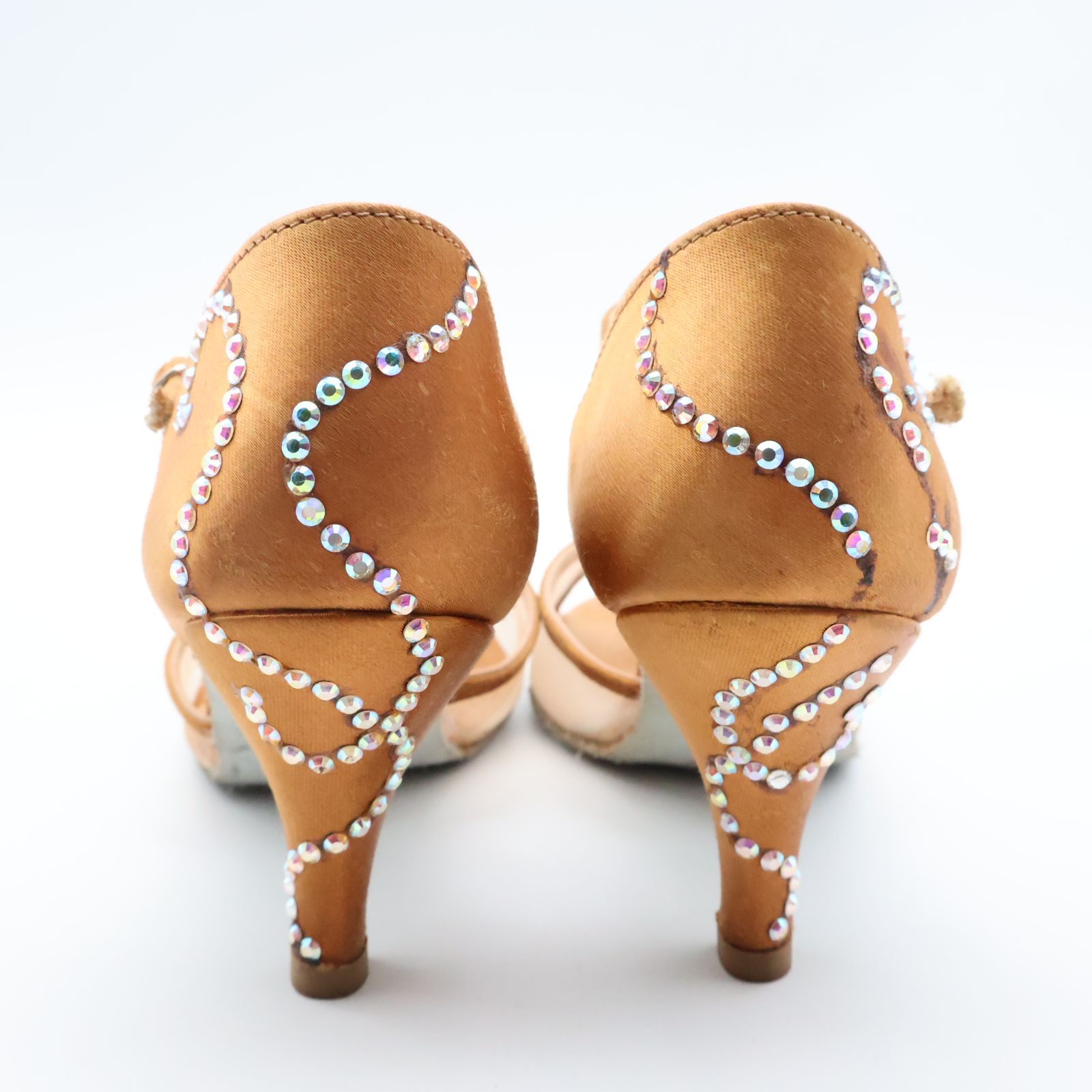 社交ダンス用衣装】4 1/2cm Chacott チャコット ブラウン ライン