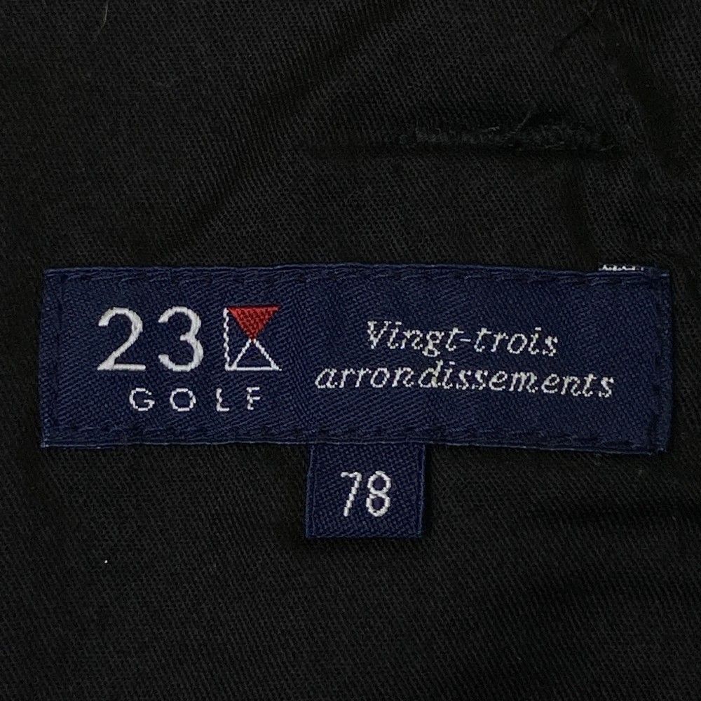 サイズ：78 23区GOLF ニジュウサンクゴルフ  ロングパンツ  ブラック系 [240101453386] ゴルフウェア メンズ ストスト サイズ：78 23区GOLF ニジュウサンクゴルフ ロングパンツ