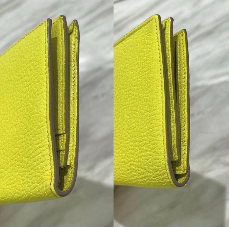 美品☆　エルメス　ベアンスフレ　ライム　シェーブル　長財布　□R刻印 楽天市場】【中古】【メンテナンス保証付】HERMES／エルメス