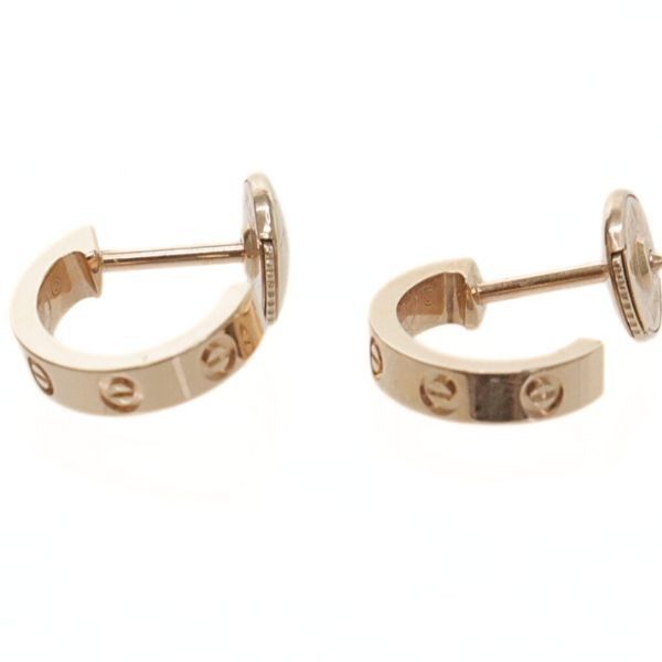 広尾店】 美品 Cartier カルティエ ラブフープピアス ミニラブ