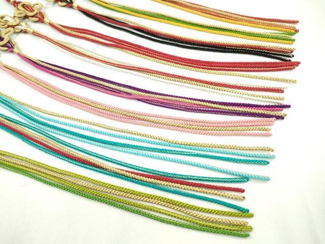 振袖用飾り付き帯締め１０本セット