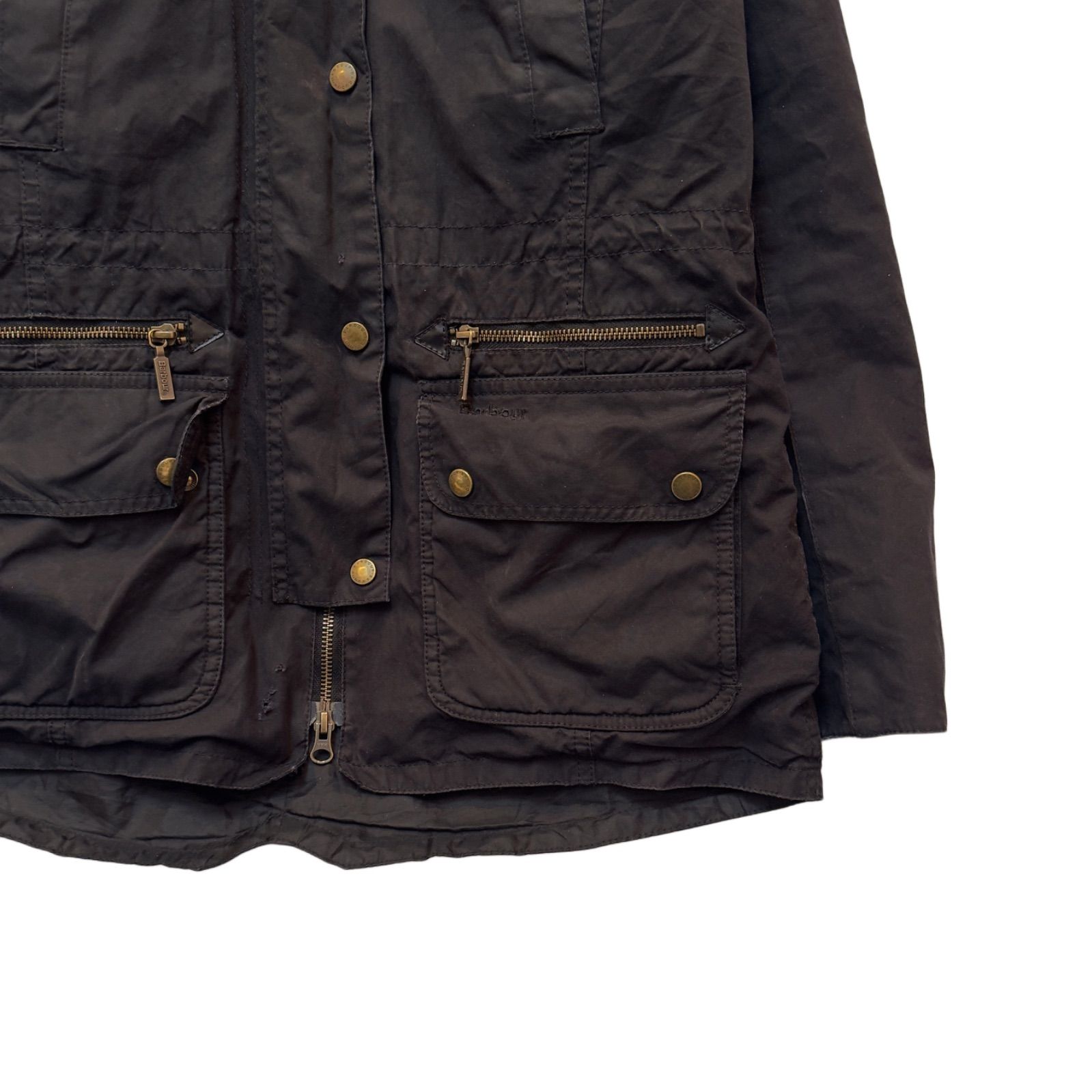 バブアー Barbour ファージャケット Mサイズ (表記UK12) KELSALL 