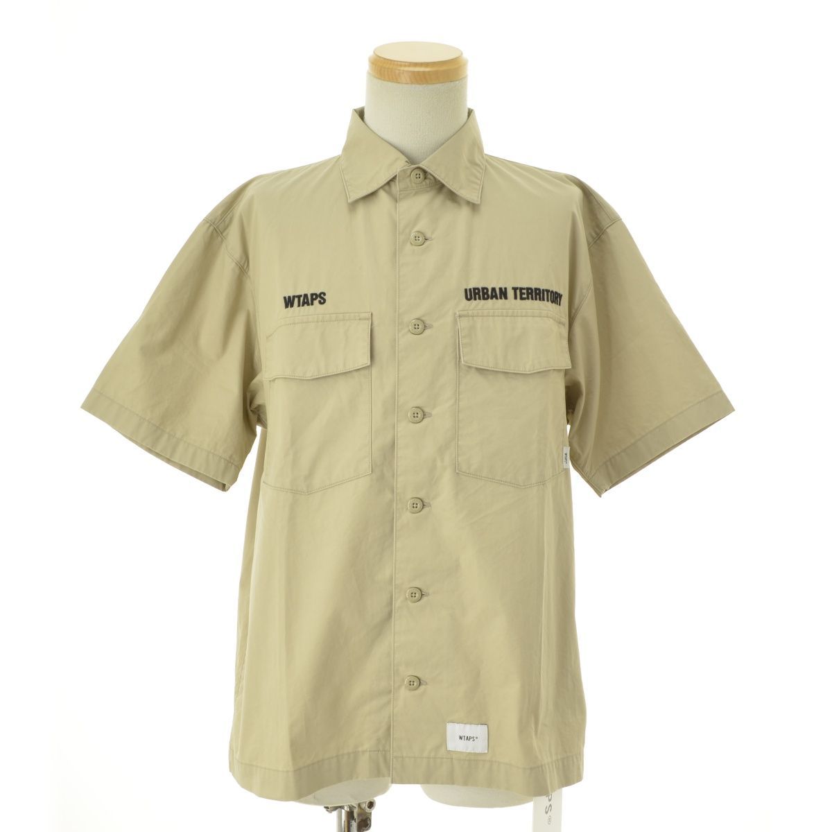 WTAPS】22SS BUDS / SS / COTTON.TWILL半袖シャツ - ブランド古着の