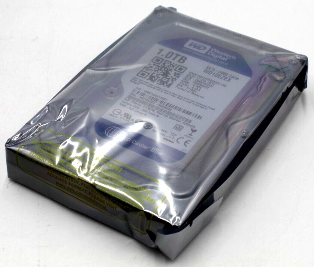 NOB Western Digital 1TB SATA WD10EZEX Car Blue PC Internal Hard Drive