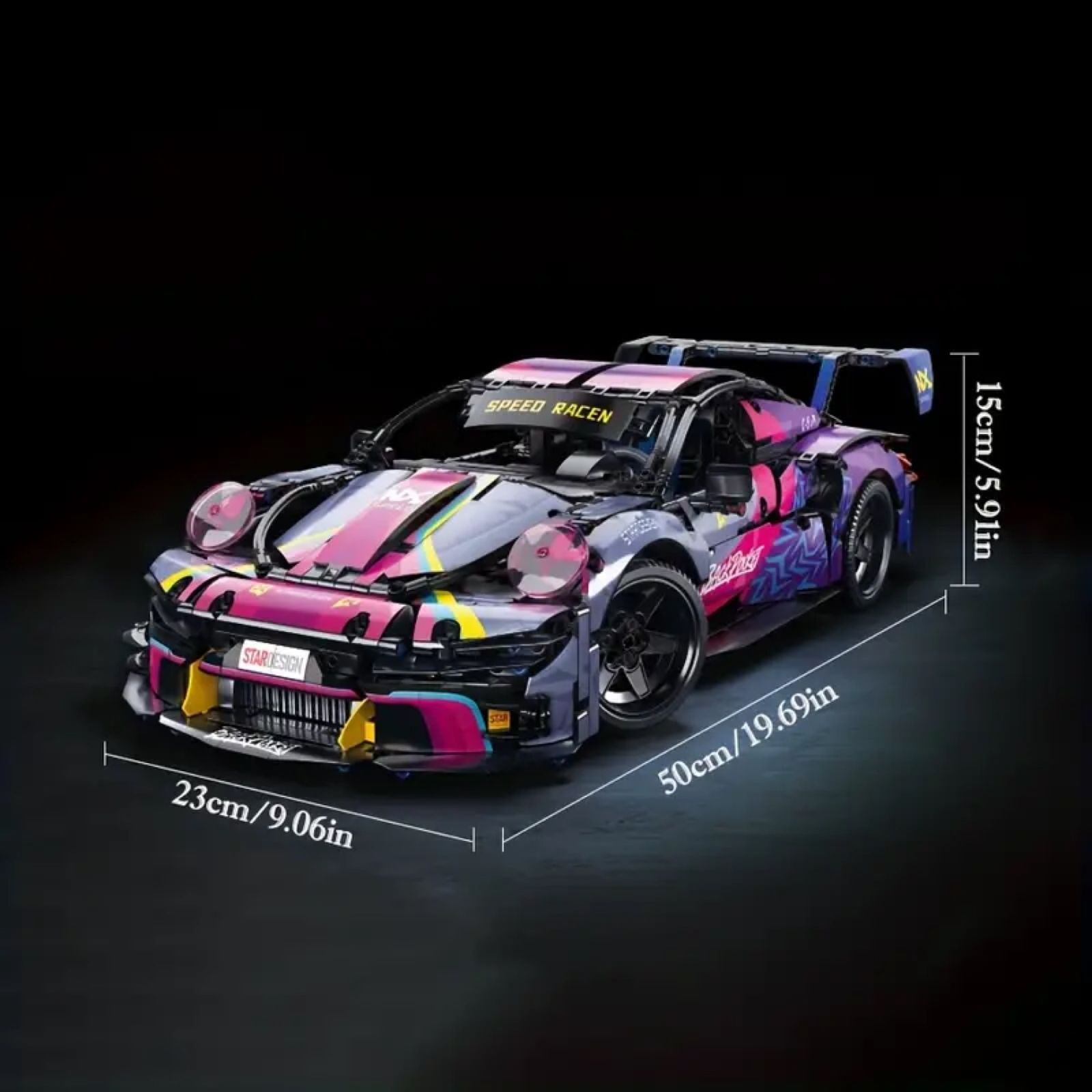 インテリア雑貨 プラモデル スーパーレーシング レーシングカー