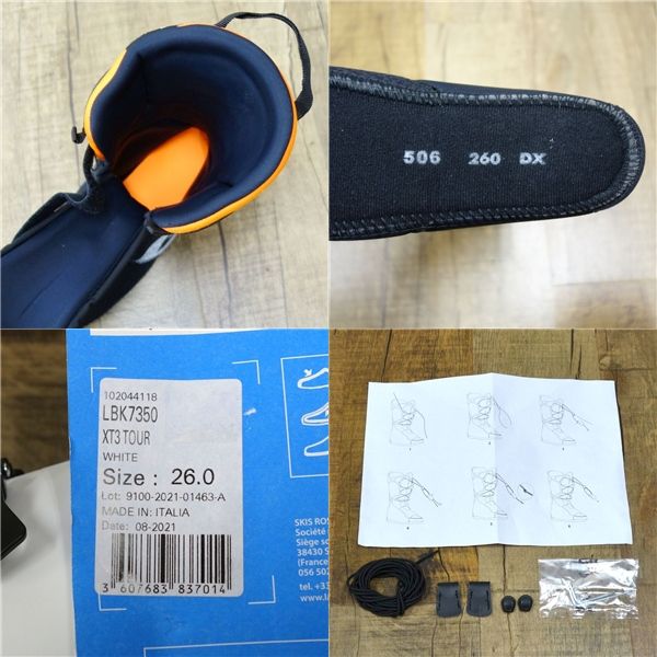 未使用 ラング LANG XT3 TOUR スキー ブーツ 26cm 303mm ツアー