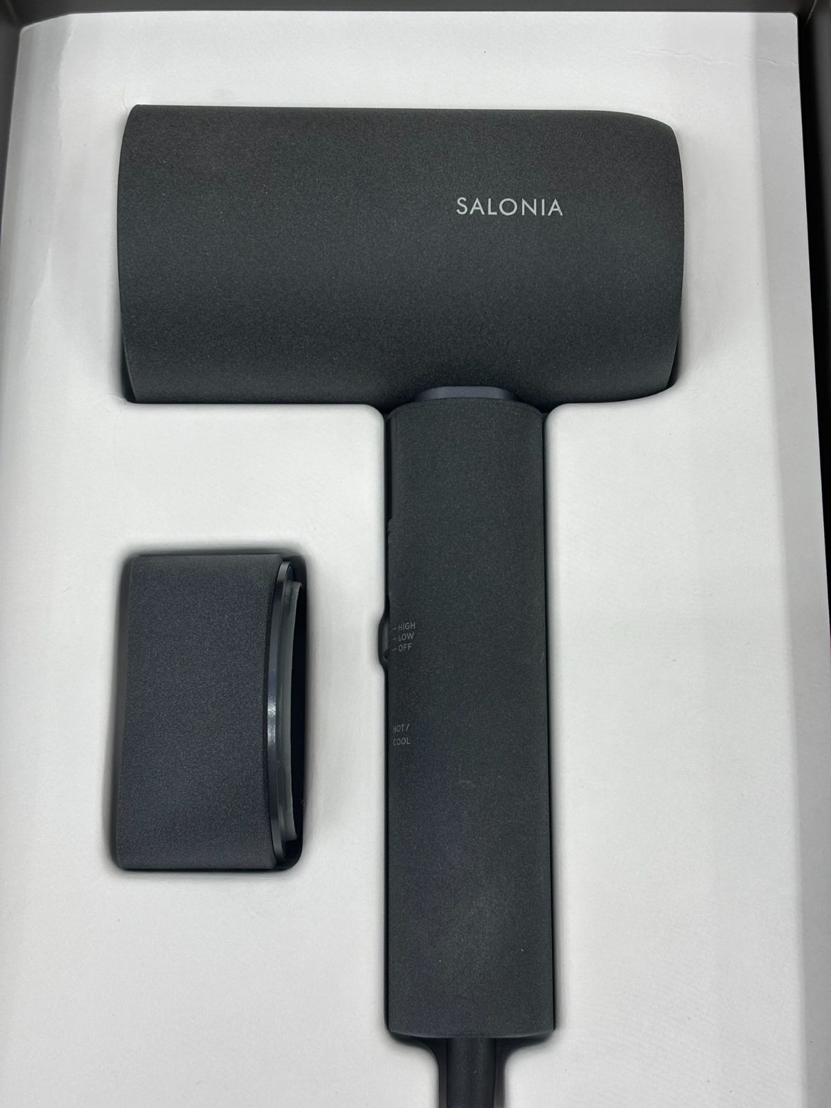 SALONIA サロニア エアトリートメント ドライヤー ブラック