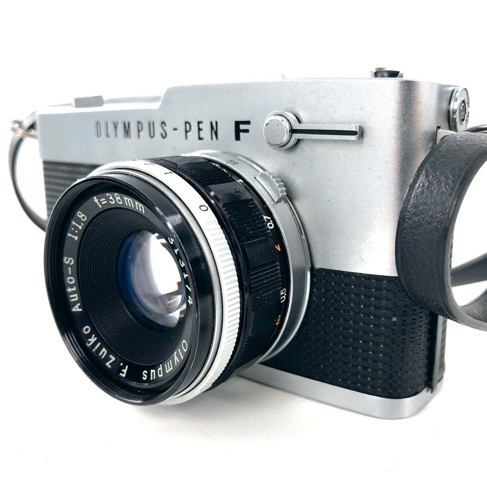 OLYMPUS オリンパス PEN-F レンズ Olympus F.Zuiko Auto-S 1 1.8 f 38mm フィルム一眼レフカメラ PF-281