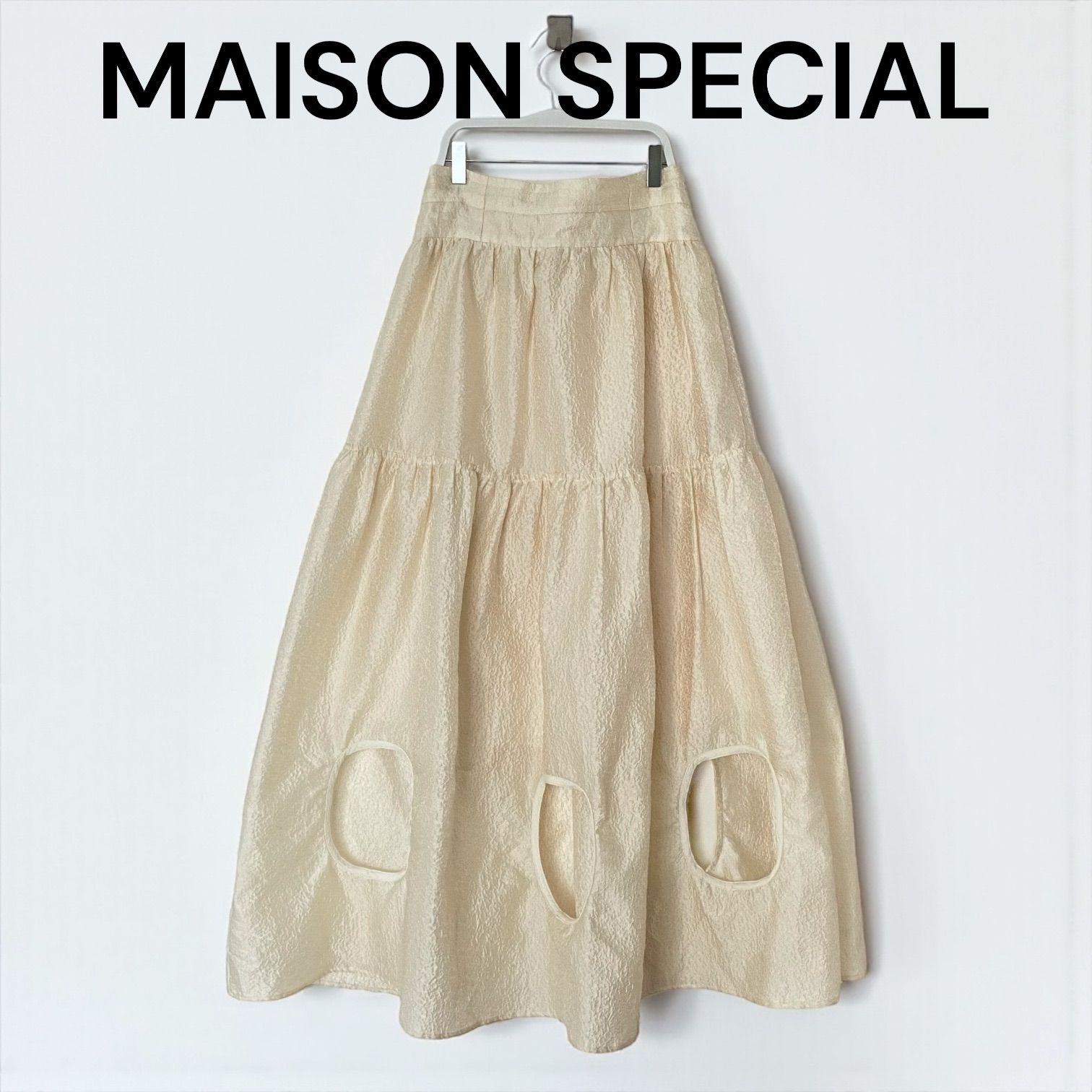 MAISON SPECIAL メゾンスペシャル ヘムホール2WAYボリューム