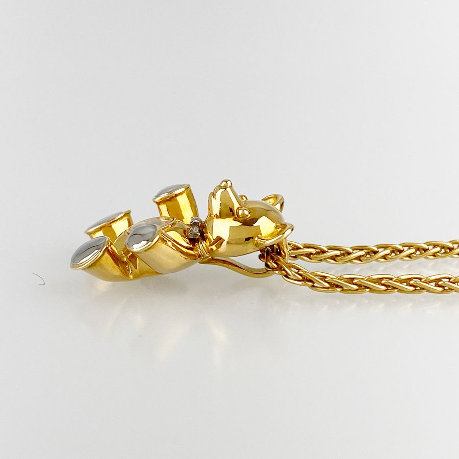 ショパール Chopard ハッピーダイヤモンド ネックレス K18YG
