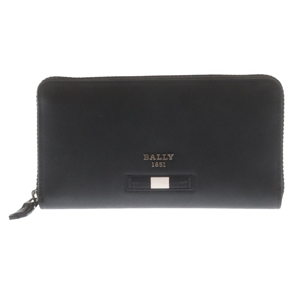 BALLY バリー MYTHOS BALEN ブランドロゴ レザーウォレット 長財布 ブラック 603240 25893 F100 BALLY (バリー) MYTHOS BALEN ブランドロゴ レザーウォレット 長財布
