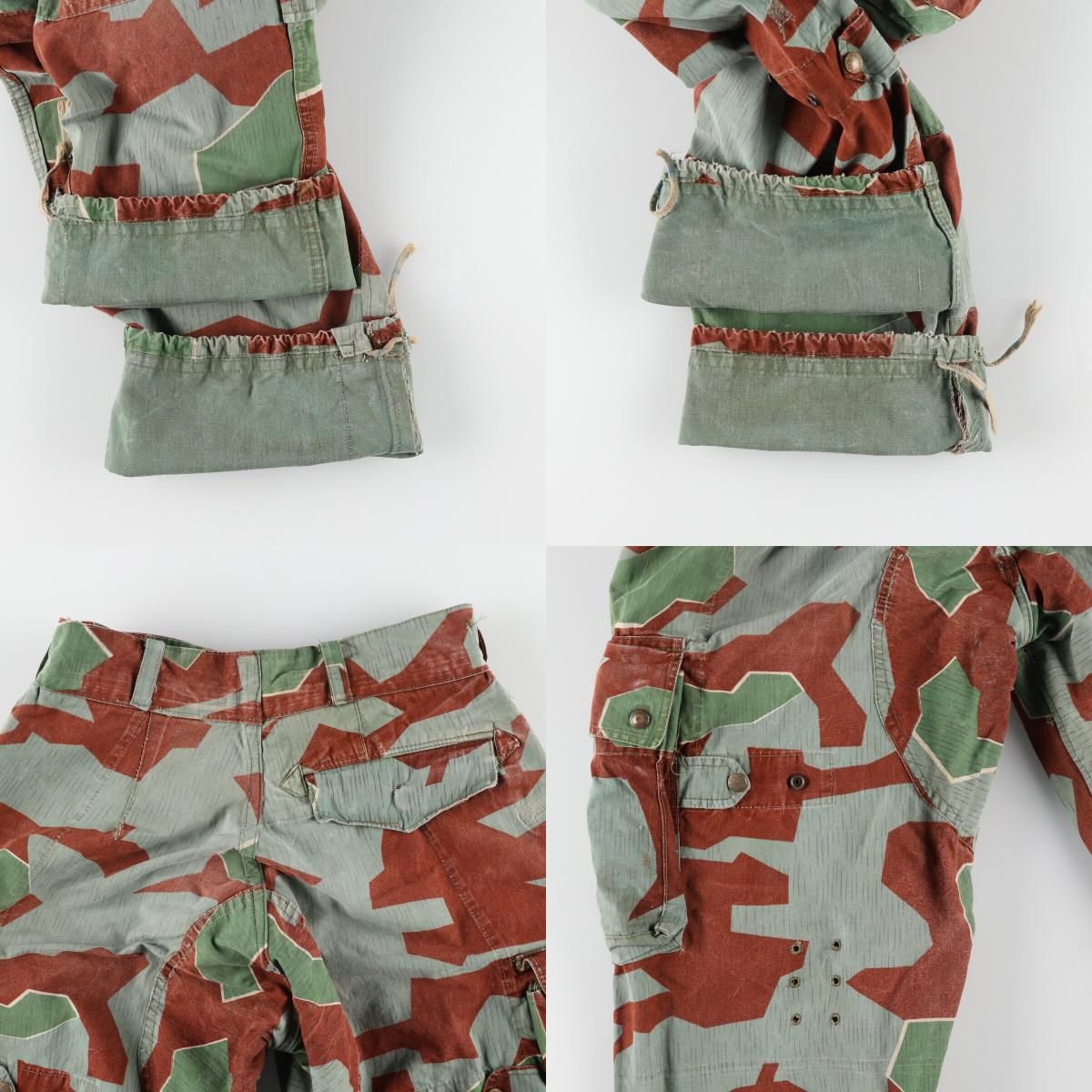 古着 50年代 ドイツ軍実品 スプリンターカモ 迷彩柄 ミリタリー カーゴ 