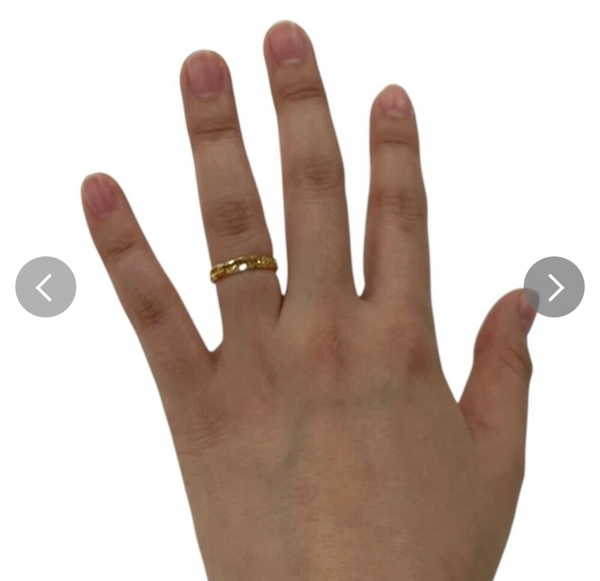 K18 18金 チェーンリング 11号 18金【ゴールドチェーンリング 11号