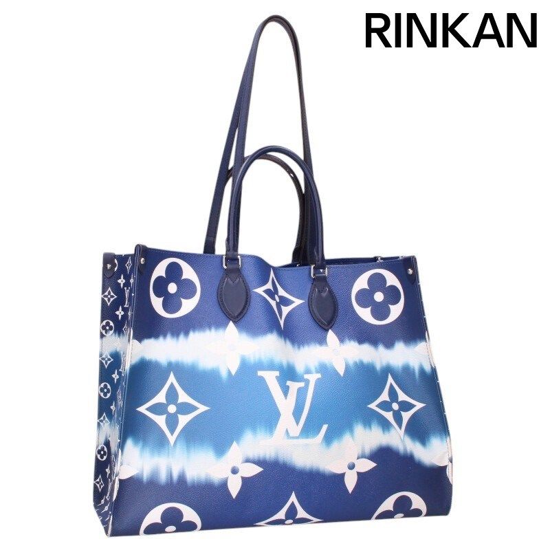 ルイヴィトン M45120 オンザゴーGM モノグラムレザーハンドバッグ メンズ GM