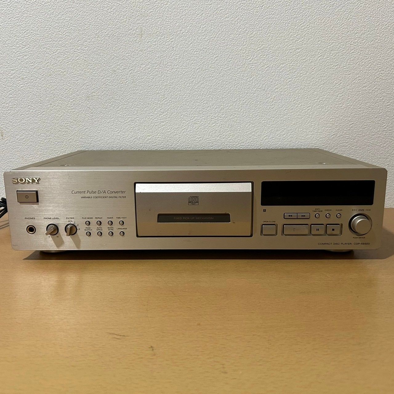 SONY ソニー CDプレイヤー CDP-XB920 (LAB1328) - メルカリ SONY ソニー CDプレイヤー CDP-XB920 (LAB1328) - メルカリ