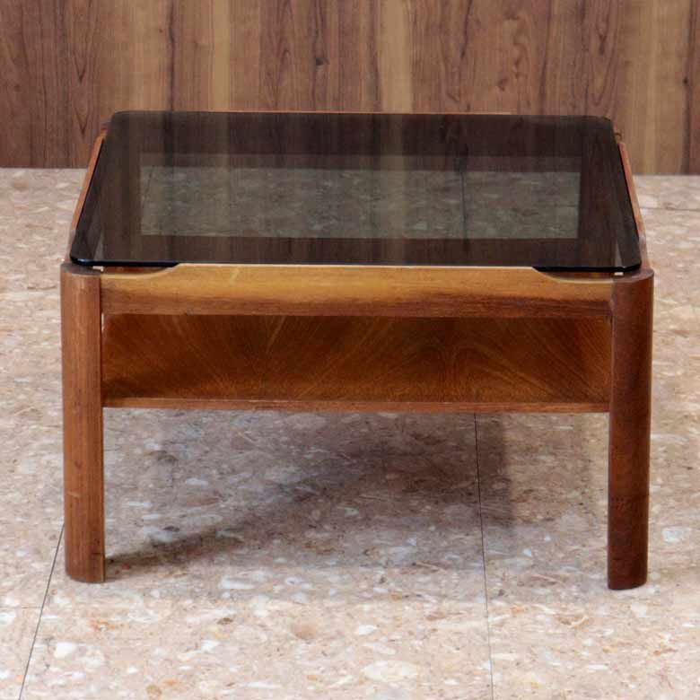 ガラストップテーブル Myer ローテーブル ヴィンテージ ミッド