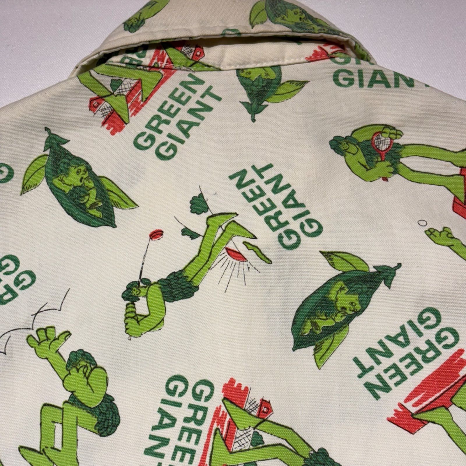 70s GREEN GIANT グリーンジャイアント ジュニア ジャケット 70s GREEN GIANTグリーンジャイアント 総柄 ジャケット