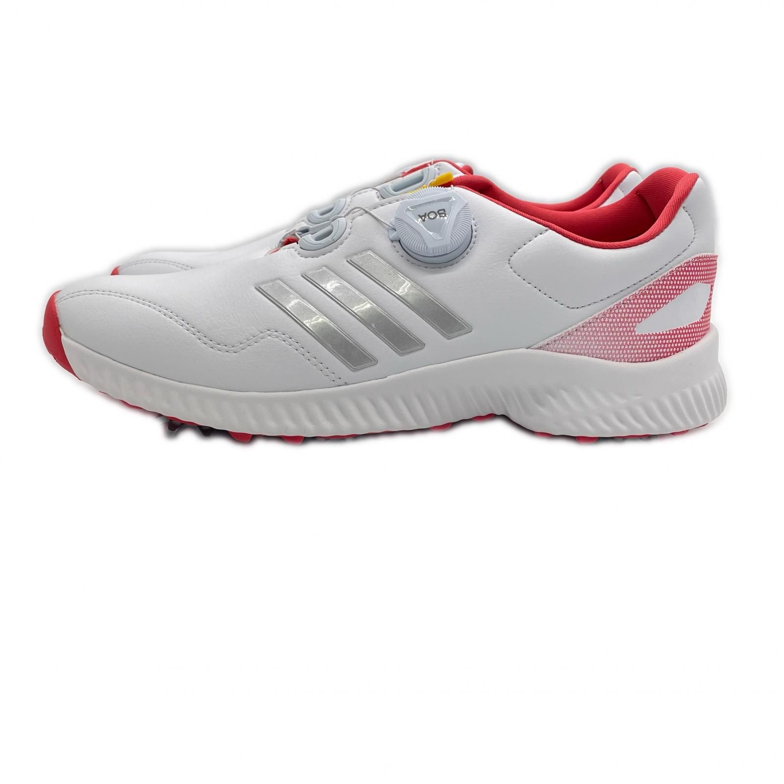 アディダスゴルフ adidas GOLF ゴルフシューズ 24.5 cm 白 ホワイト レスポンス バウンス BOA シンプル F 33669