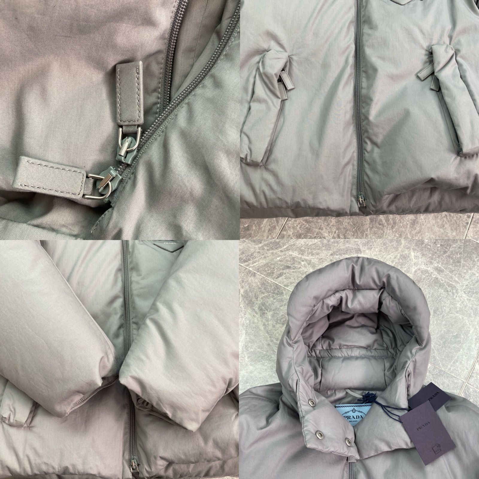 ✨美品✨ PRADA プラダ 21AW コットン ボリューム ダウンジャケット 38 