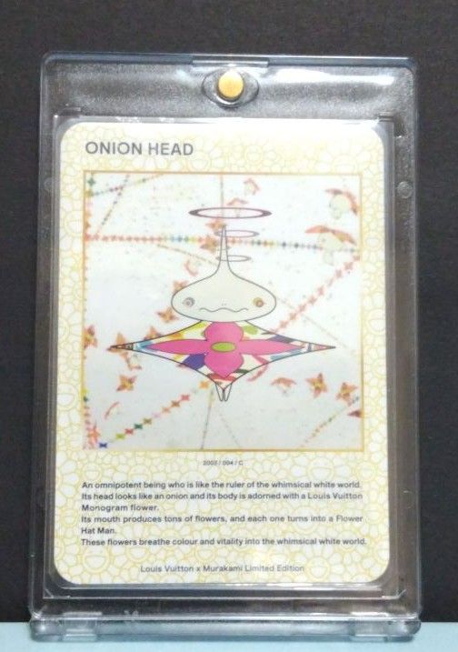 ヴィトン 村上 非売品 トレーディングカード LV×村上隆 ONION HEAD PSA10】 ONION HEAD 004 ルイヴィトン 非売品 LVx村上隆 - メルカリ