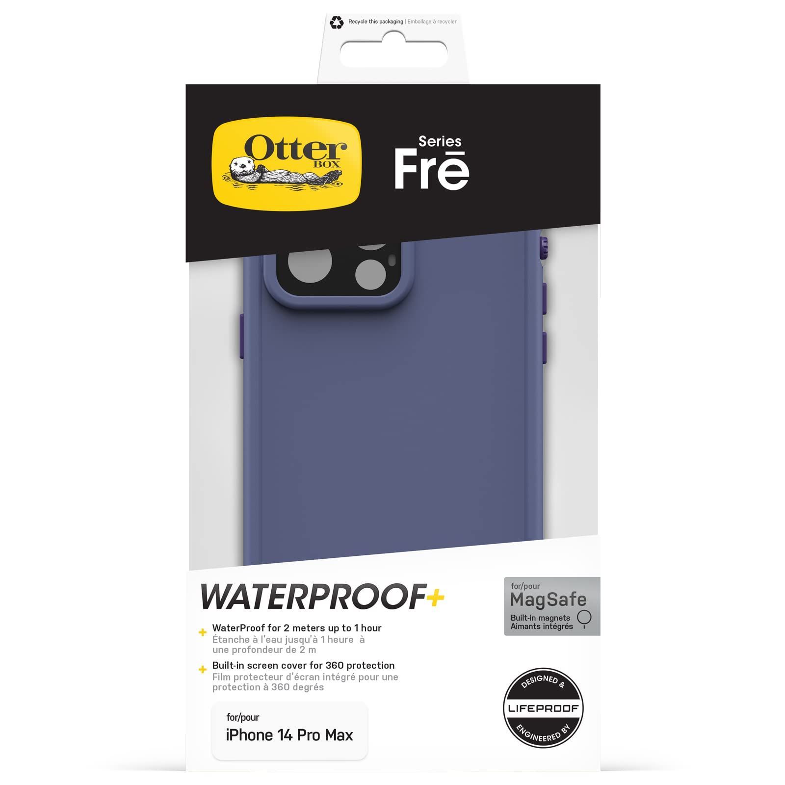 国内OtterBox FRE MagSafe パープル iPhone 14 Pr - メルカリ