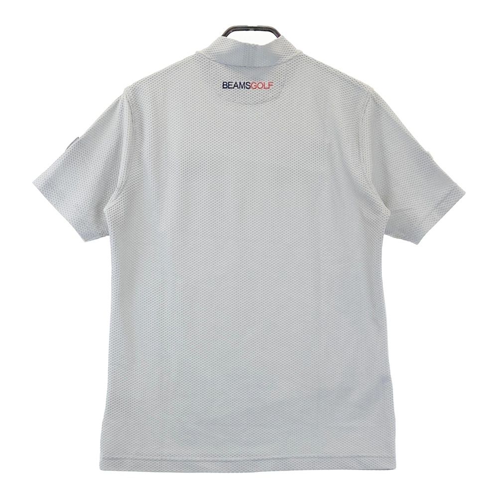 サイズ：M BEAMS GOLF ビームスゴルフ モックネック 半袖Tシャツ