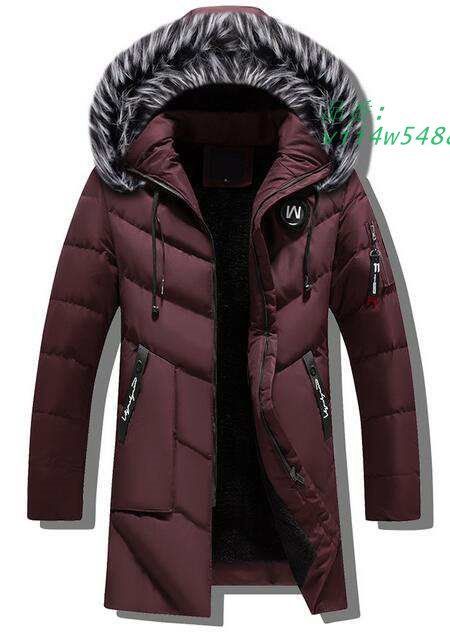 メンズ 中綿入り ジャケット ダウンコート ファッション 裏起毛 中 ミディアム丈ダウンコート 厚手 防寒 男性用メンズブルゾン 冬 韓国風 vii4w548874 KANDAIZUMI_COM