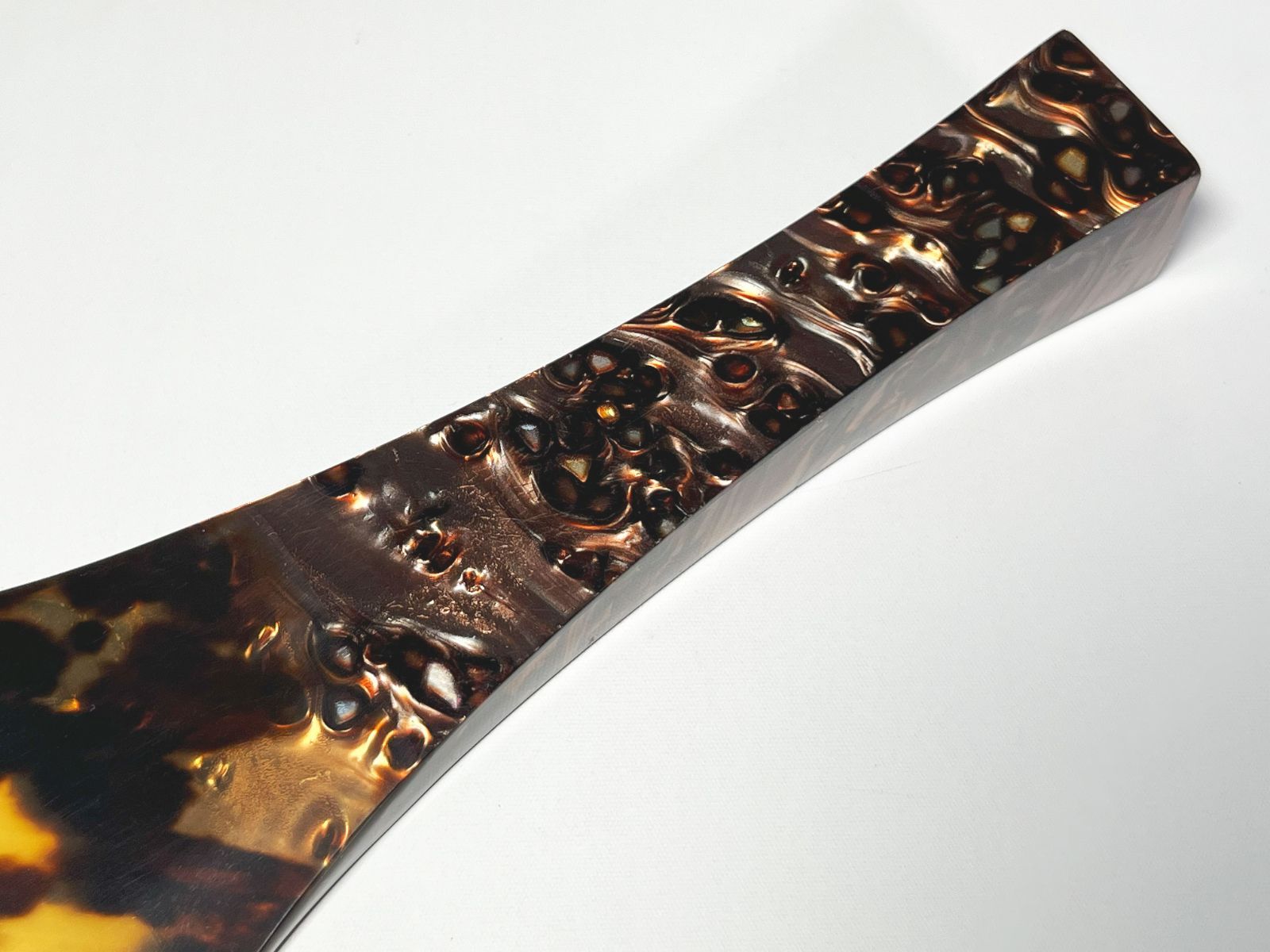 パール台 先べっ甲 バチ 鼈甲 撥 津軽 津軽三味線用パール台先べっ甲バチ