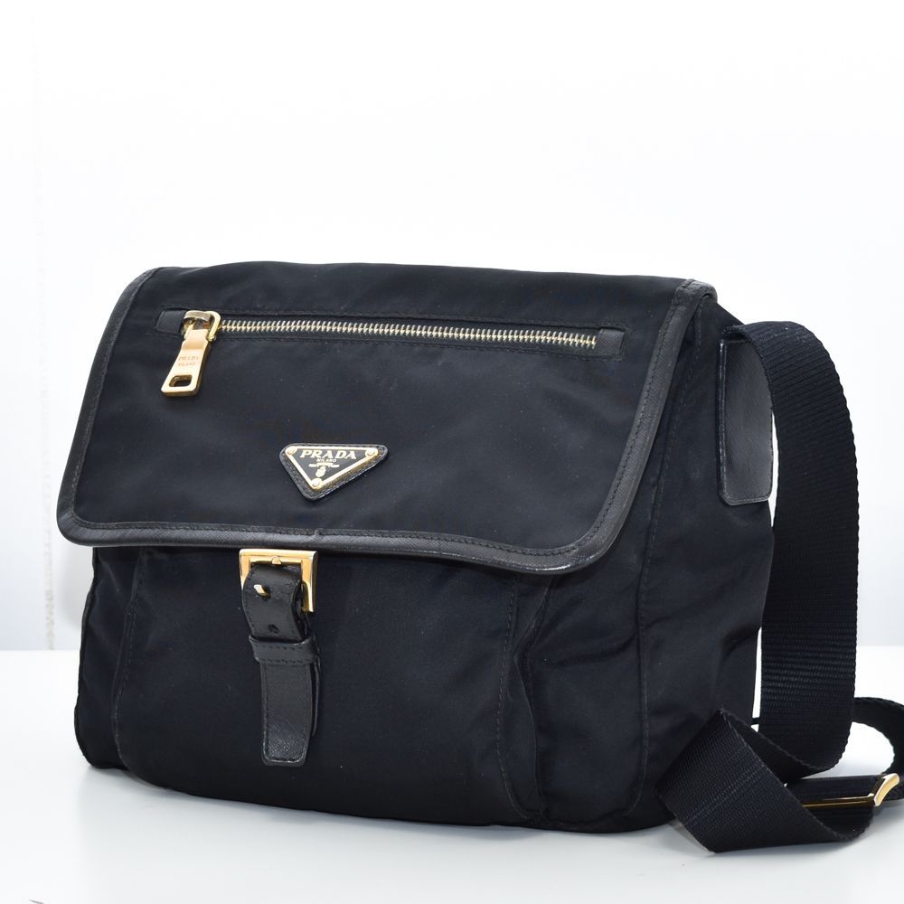 PRADA ショルダーバッグ メンズ ナイロン ベルト 31867