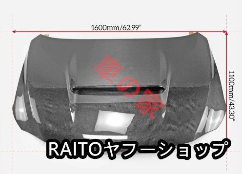 スバル21新型WRX VBHカーボンファイバー軽量ボンネット エンジンフード フロントフード FFCRYSTALESIA_COM
