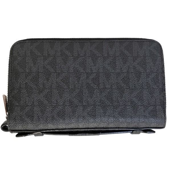 マイケル コース ジェットセット トラベル 36H7LMNN8B ダブルジップ トラベル オーガナイザー 長財布 メンズ