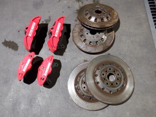 社外　BP5　レガシィ　PRS　左右フロントリヤSET　ローター付き　【M136524】