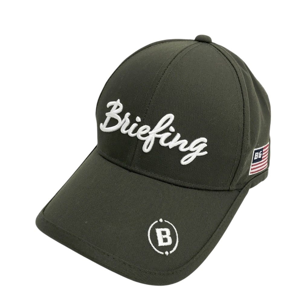 BRIEFING GOLF ブリーフィング キャップ カーキ系 FREE